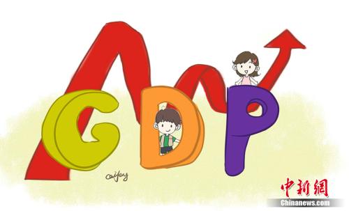 GDP漫畫。作者：王珊珊