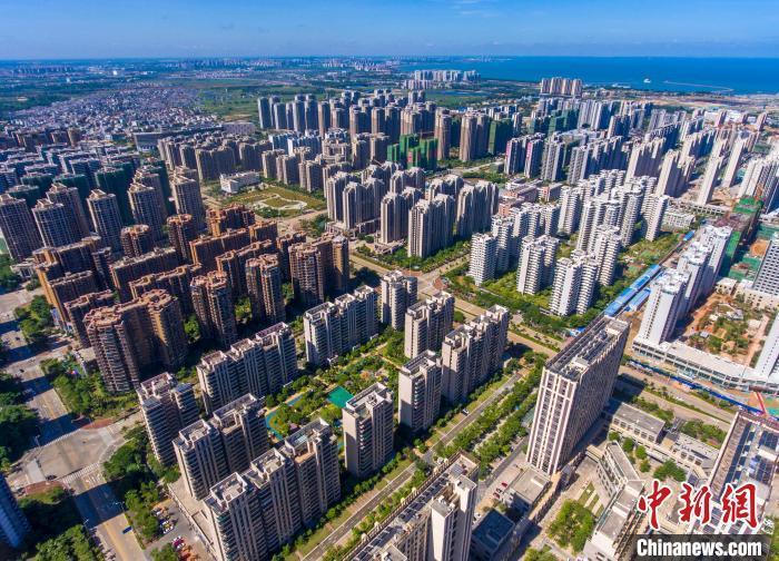 資料圖：航拍某房地產(chǎn)項目。 駱云飛 攝